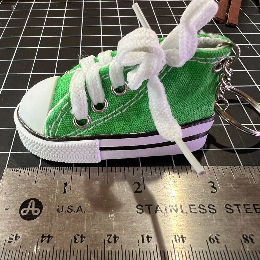 Converse style keychain, bag charm